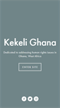 Mobile Screenshot of kekeli-ghana.org